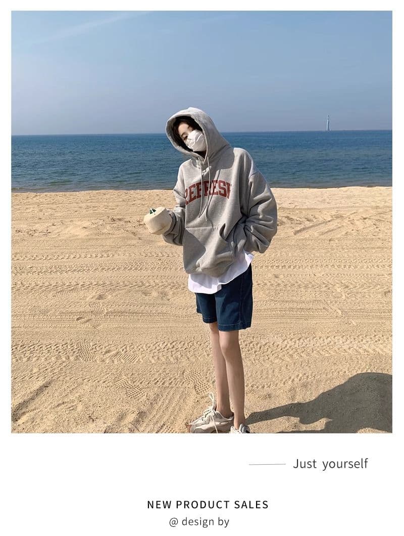 경관 그림 2026 모방 Mianhua 면 복합 얇은 스타일 310g 털이 있는 400g 후드 티 스웨터 여성 가을 겨울 조수 브랜드 맨위 상세 이미지 6