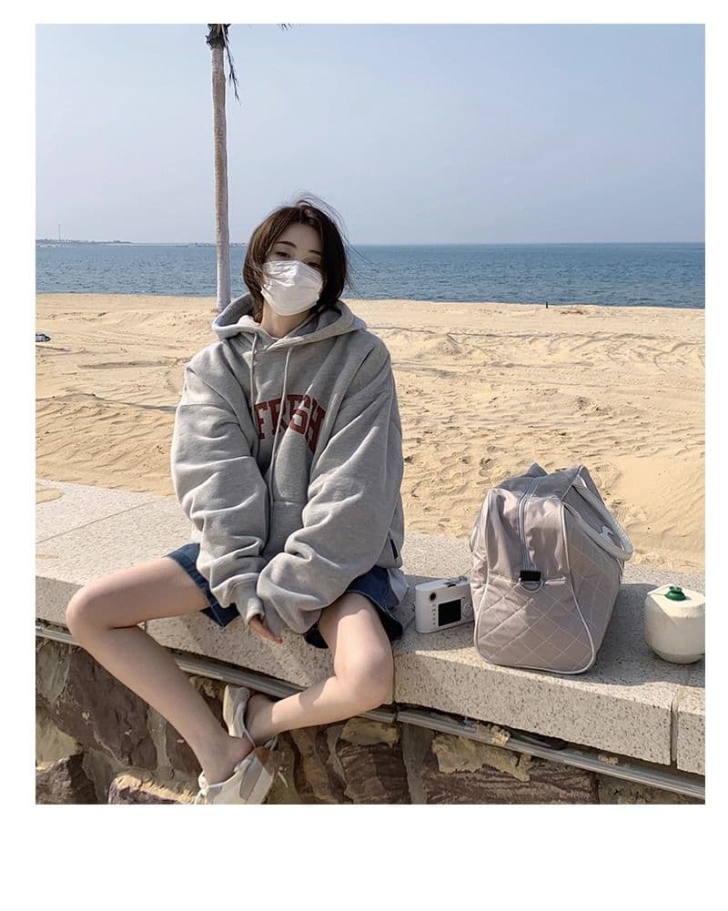 경관 그림 2026 모방 Mianhua 면 복합 얇은 스타일 310g 털이 있는 400g 후드 티 스웨터 여성 가을 겨울 조수 브랜드 맨위 상세 이미지 9