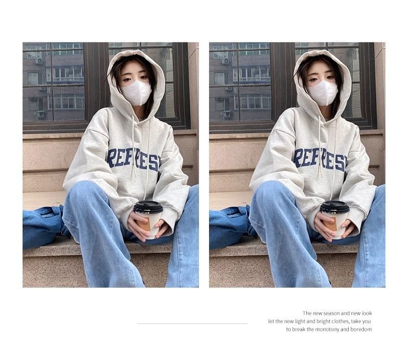 경관 그림 2026 모방 Mianhua 면 복합 얇은 스타일 310g 털이 있는 400g 후드 티 스웨터 여성 가을 겨울 조수 브랜드 맨위 상세 이미지 29