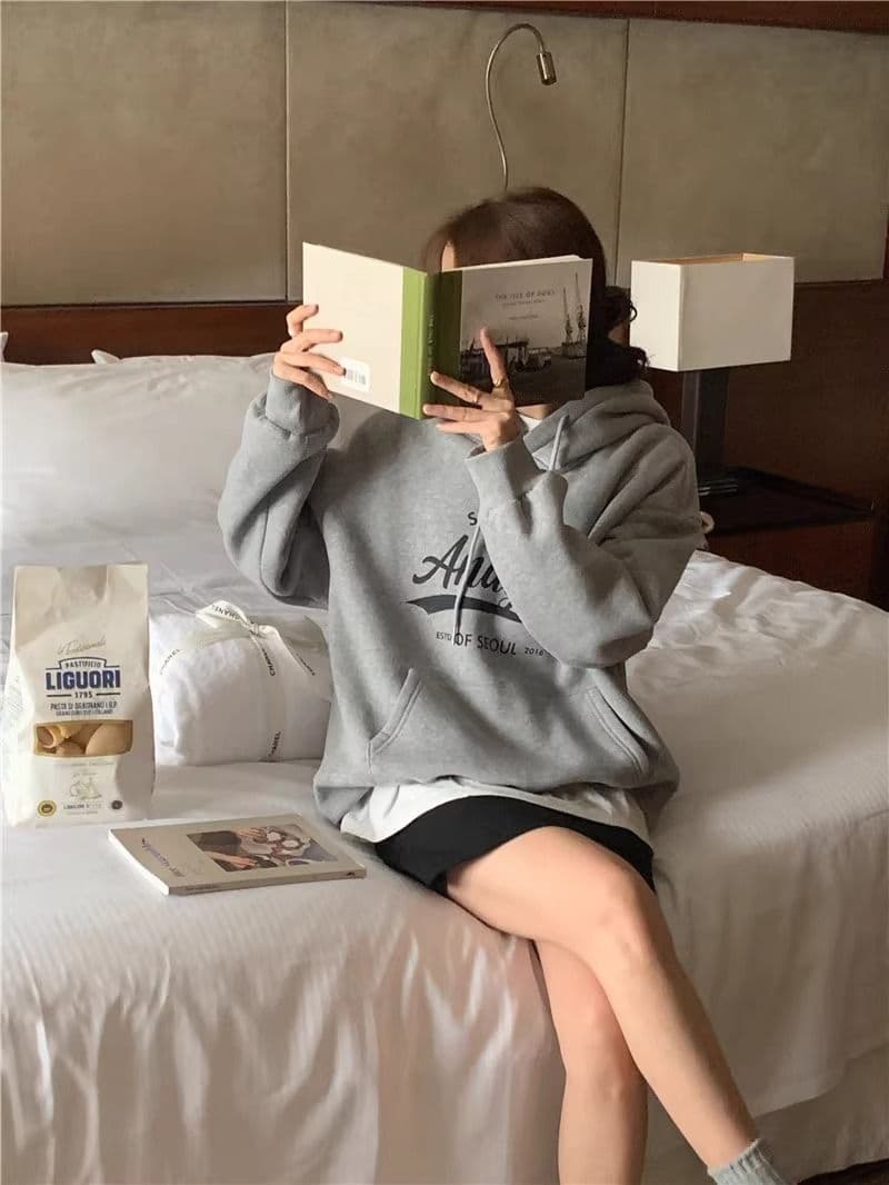 경관 그림 2026 모방 Mianhua 면 복합 얇은 스타일 310g 털이 있는 400g 후드 티 스웨터 여성 가을 겨울 조수 브랜드 맨위 상세 이미지 44