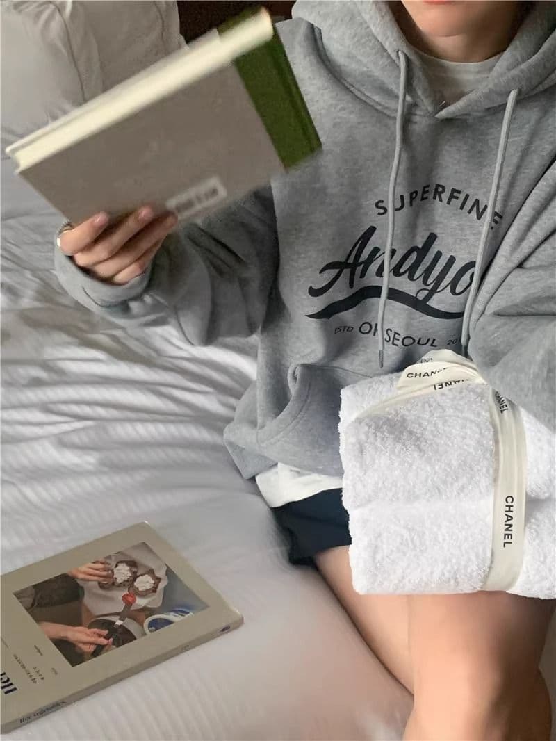 경관 그림 2026 모방 Mianhua 면 복합 얇은 스타일 310g 털이 있는 400g 후드 티 스웨터 여성 가을 겨울 조수 브랜드 맨위 상세 이미지 46