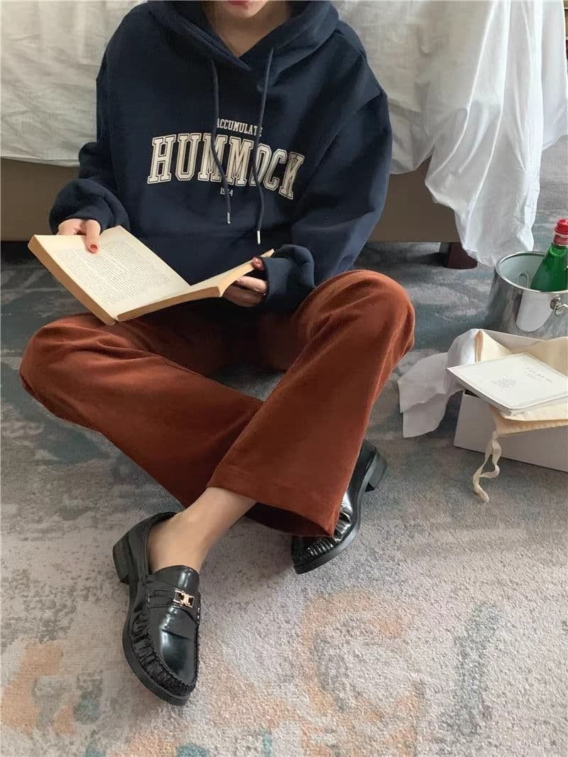 경관 그림 2026 모방 Mianhua 면 복합 얇은 스타일 310g 털이 있는 400g 후드 티 스웨터 여성 가을 겨울 조수 브랜드 맨위 상세 이미지 13