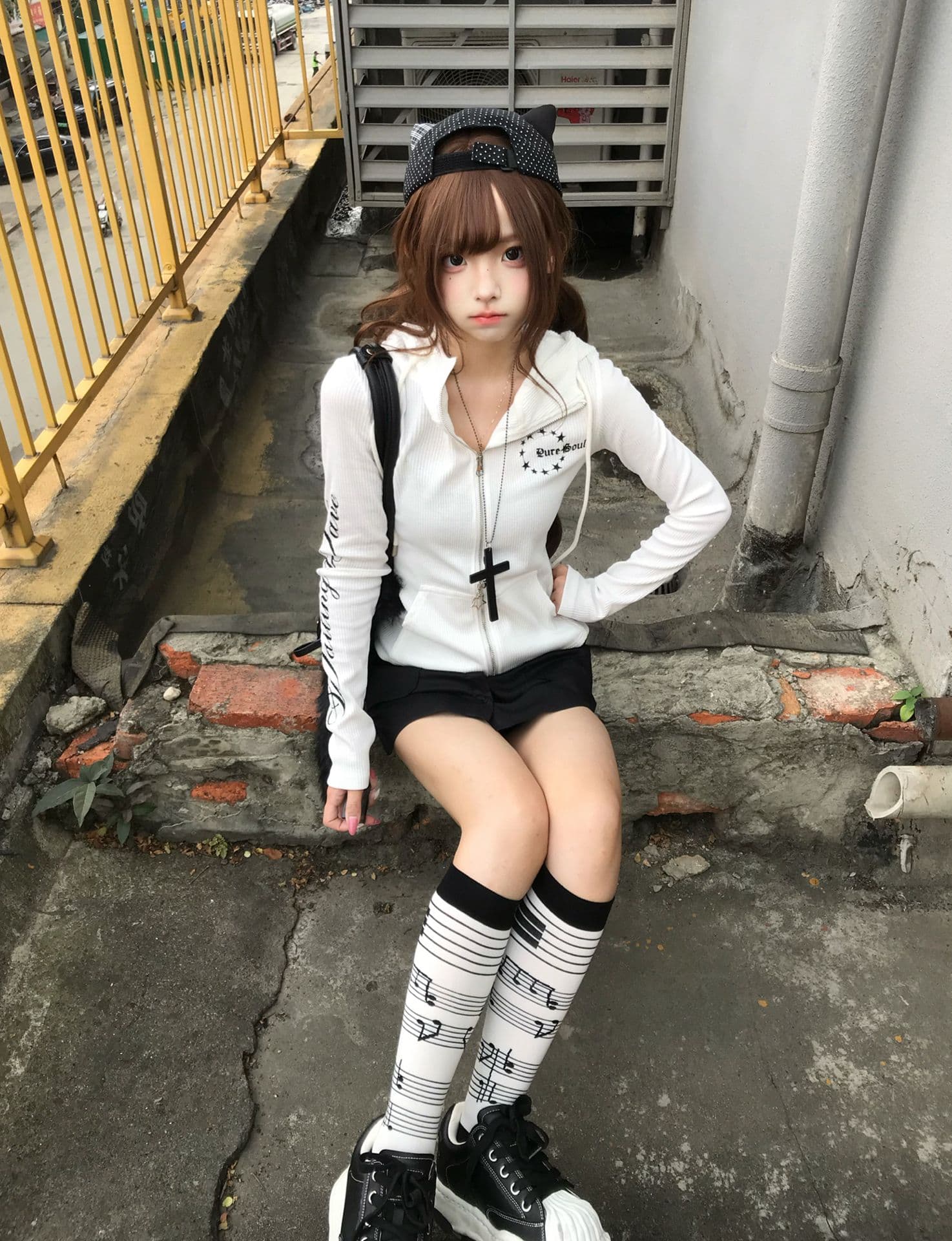 2026 아메리칸 레트로 프린트 후드 티 스웨터 여성 이른 가을 폭발 몸매 가꾸기 달콤한 핫걸 오픈 가디건 쇼트 스타일 조수 브랜드 맨위 상세 이미지 8