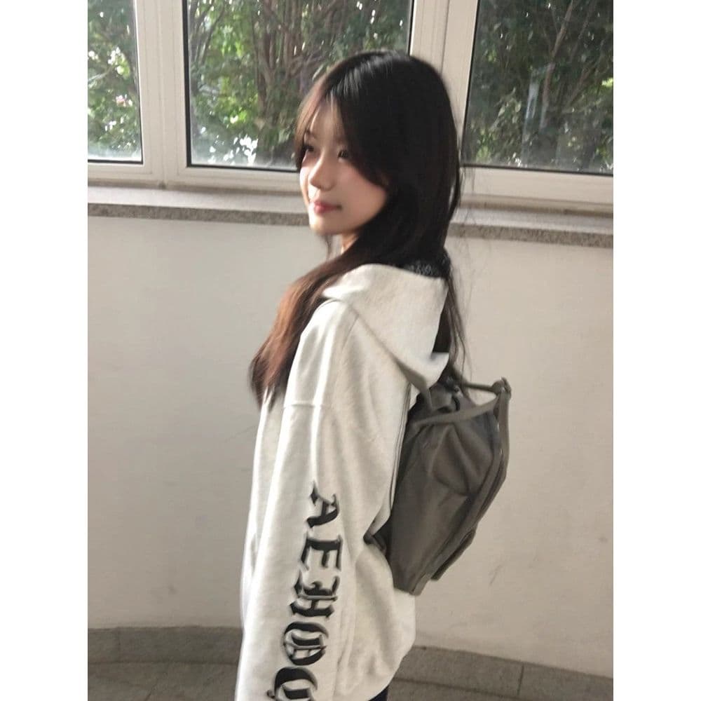 얇은 스타일 털이 있는 인사이드 펌프 원본 솜씨 순수한 Mianhua 면 복합 후드티 여성 상세 이미지 6
