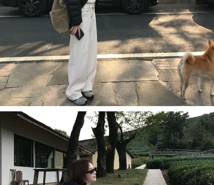 한국 스타일 루즈핏 2026 새로운 다운 재킷 여성 갈비 살 버블 푸 내부 및 외부 같은 재료 거북이 쇼트 스타일 후드 코튼 자켓 상세 이미지 11