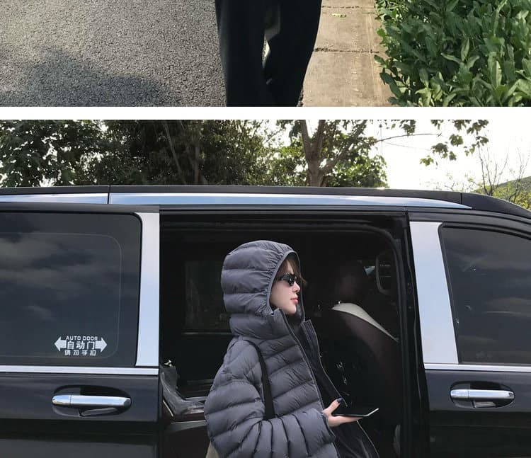 한국 스타일 루즈핏 2026 새로운 다운 재킷 여성 갈비 살 버블 푸 내부 및 외부 같은 재료 거북이 쇼트 스타일 후드 코튼 자켓 상세 이미지 15