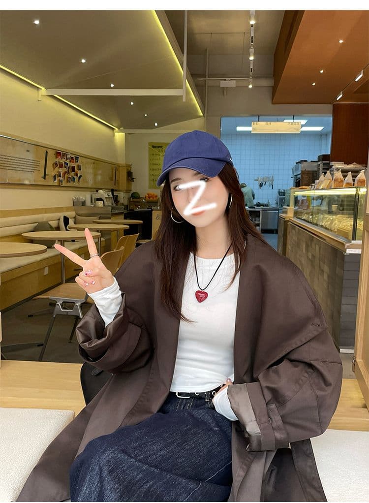 260 그램 모달 사람들 면 핫걸 긍정적 인 어깨 라운드 넥 긴팔 기본 셔츠 티셔츠 여성 봄 가을 맨위 인사이드 가져 가라. 상세 이미지 18