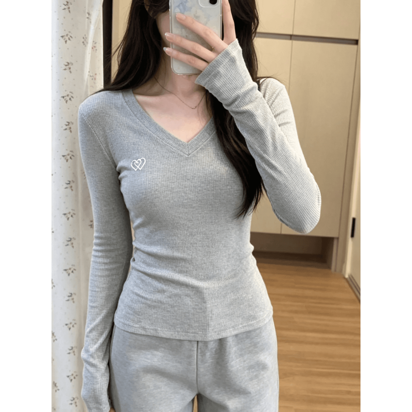 뮤 S 양모 210 그램 2026 한국 스타일 새로운 작은 대중 디자인 센스 몸매 가꾸기 슬림해 보이는 인사이드 가져 가라. 핫걸 맨위 여성 상세 이미지 6