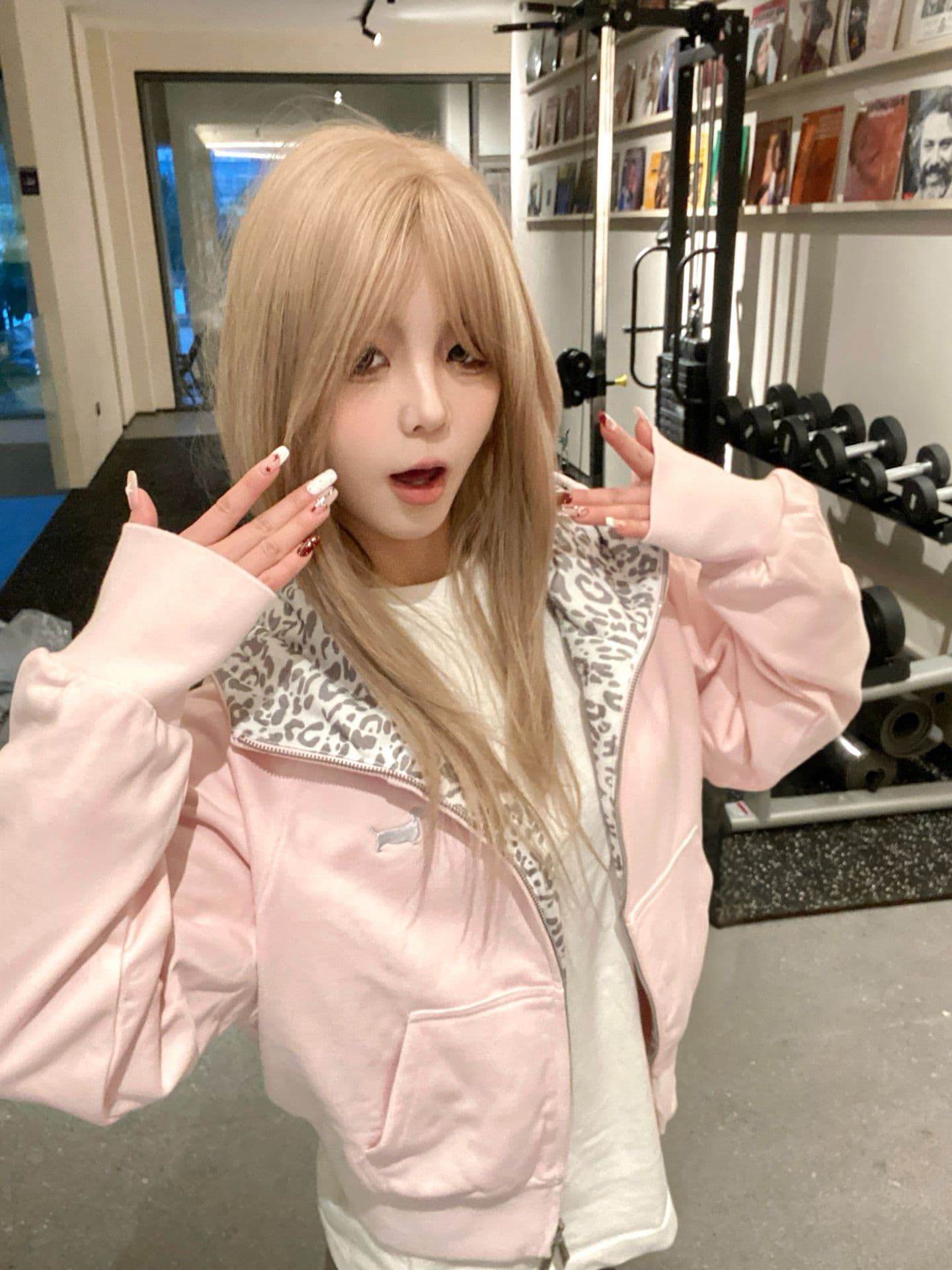 얇은 스타일 자수 백금 지퍼 순수한 Mianhua 면 복합 가을 겨울 한국 스타일 후드티 여성 조수 브랜드 재킷 상세 이미지 3