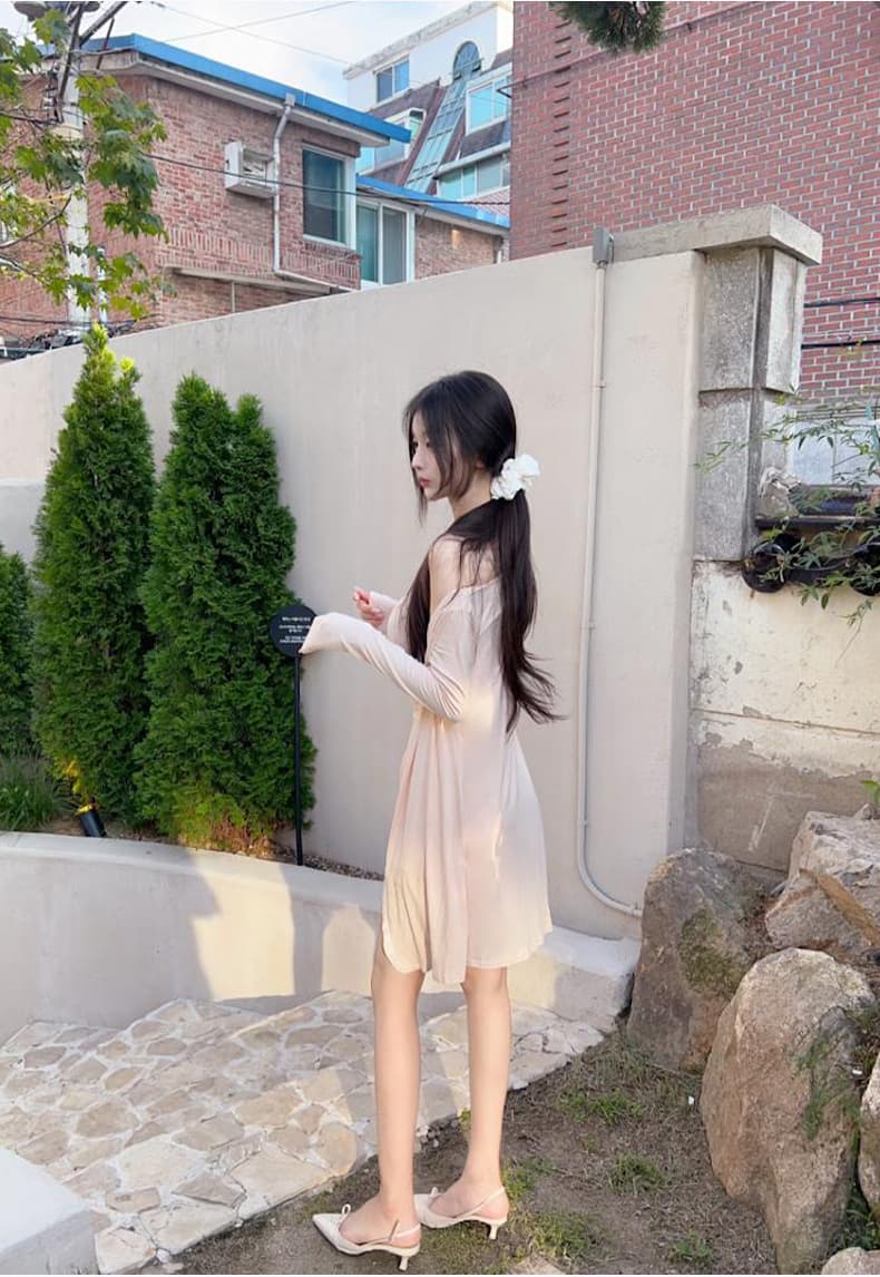 한국 동대문 신제품 편안함 느긋한 센스 미니멀리즘 여성 자외선 차단 롱 코트 얇은 오픈 가디건 에어컨 셔츠 상세 이미지 11