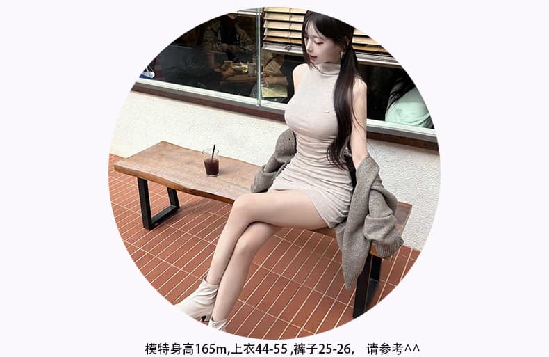 한국 동대문 신제품 미니멀리즘 느긋한 바람 슈퍼 잘 생긴 루즈핏 니트 카디건 코트 se 상세 이미지 7