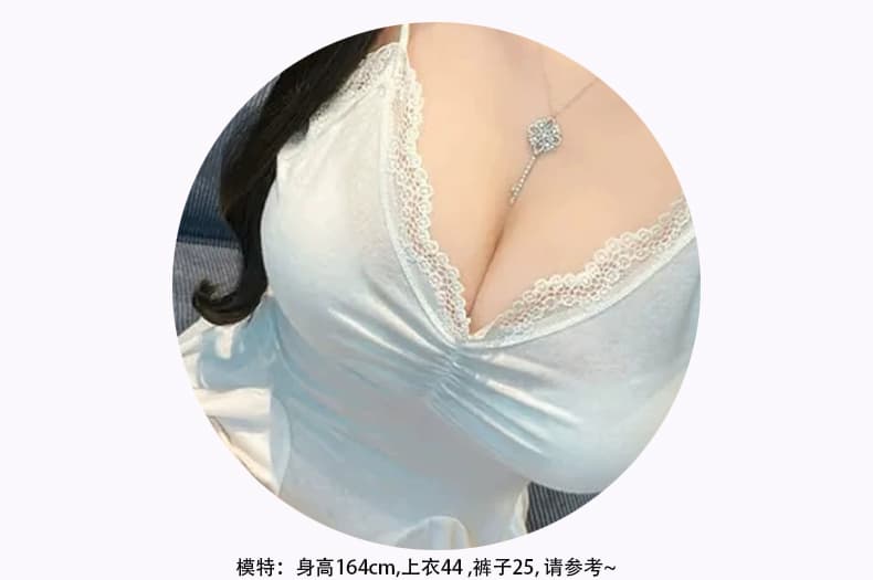 한국 동대문 신제품 우아함 품격 여성 섹시함 레이스 슬립 드레스 오픈 가디건 세트 ly 상세 이미지 6