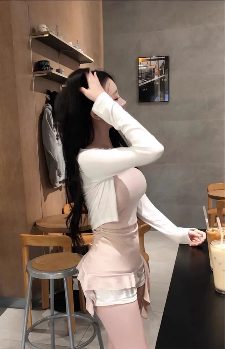한국 동대문 신제품 첫눈에 반하는 사랑 오프숄더 연꽃 잎 측 파대 가슴 패드 튜브탑 맨위 상세 이미지 11