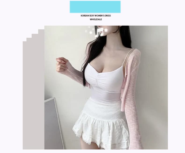 한국 동대문 신제품 순수한 욕망 느슨함 바람 부드러운 여성 외부 가져 가라. 얇은 스타일 자외선 차단 작은 열림 셔츠 se 상세 이미지 1