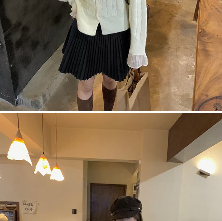 지금 새로운 가을 겨울 임산부 패션 다용도 반신 스커트 정장 플리츠 봄 제인 여름 정보 트렌디 엄마 복부 지지 미니 스커트 상세 이미지 38
