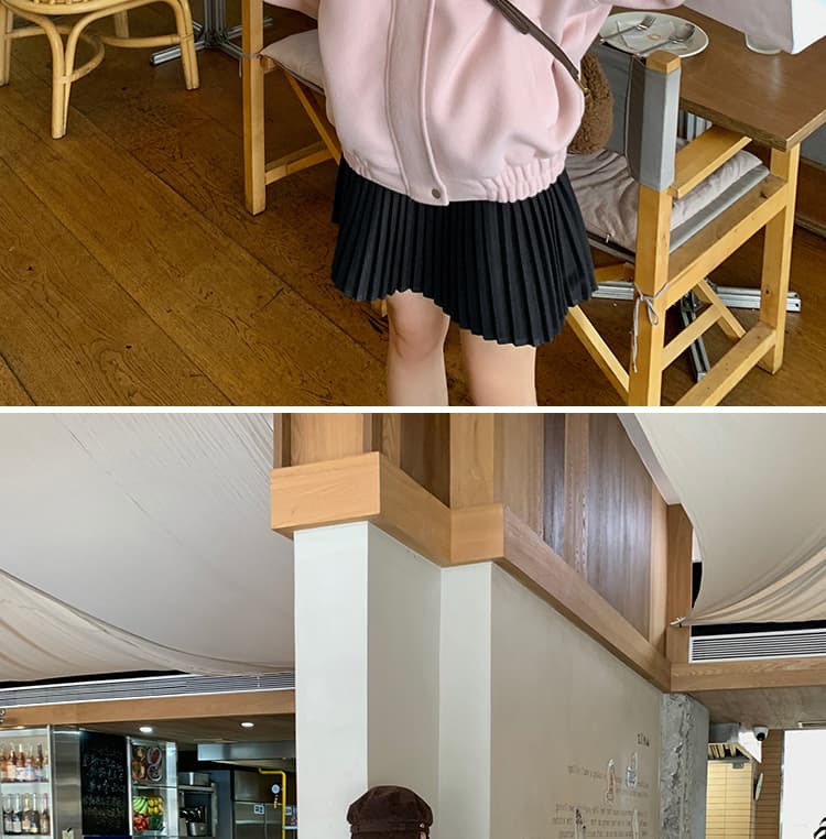 지금 새로운 가을 겨울 임산부 패션 다용도 반신 스커트 정장 플리츠 봄 제인 여름 정보 트렌디 엄마 복부 지지 미니 스커트 상세 이미지 46