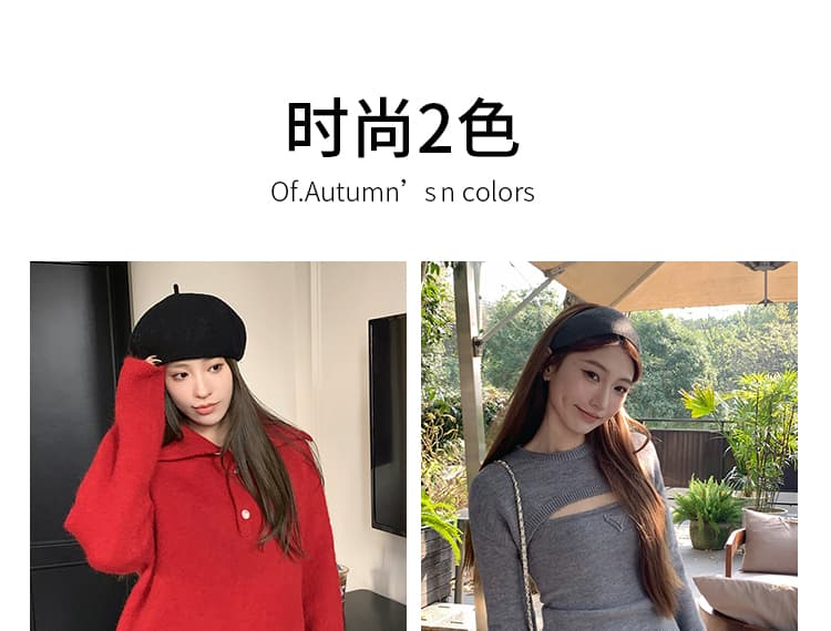 지금 임산부 가을 겨울철 두꺼운 모직 학원 스타일 도트 무늬 플리츠 스커트 한 부서 다용도 없음 복부 지지 반신 스커트 미니 스커트 상세 이미지 14