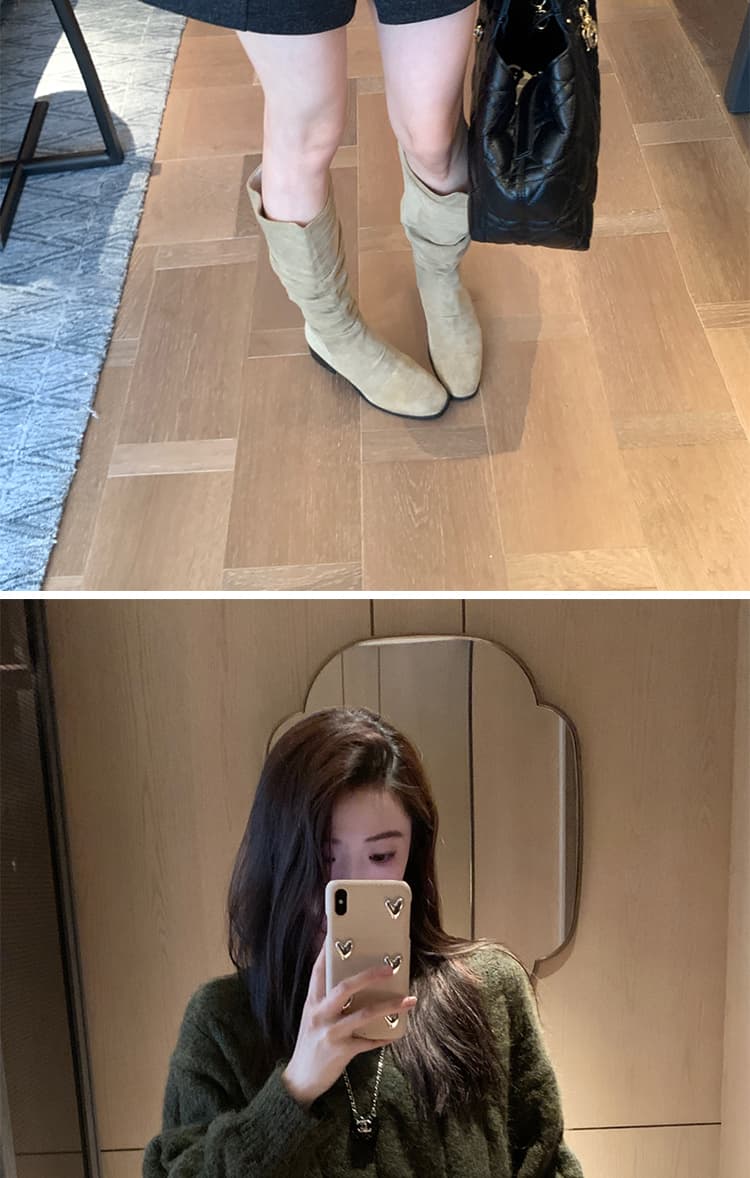 지금 임산부 가을 겨울 새로운 두꺼운 모직 스트레이트 없음 복부 지지 생산 전후 웨어러블 반바지 넓은 다리 한 마디 부츠 팬츠 상세 이미지 28