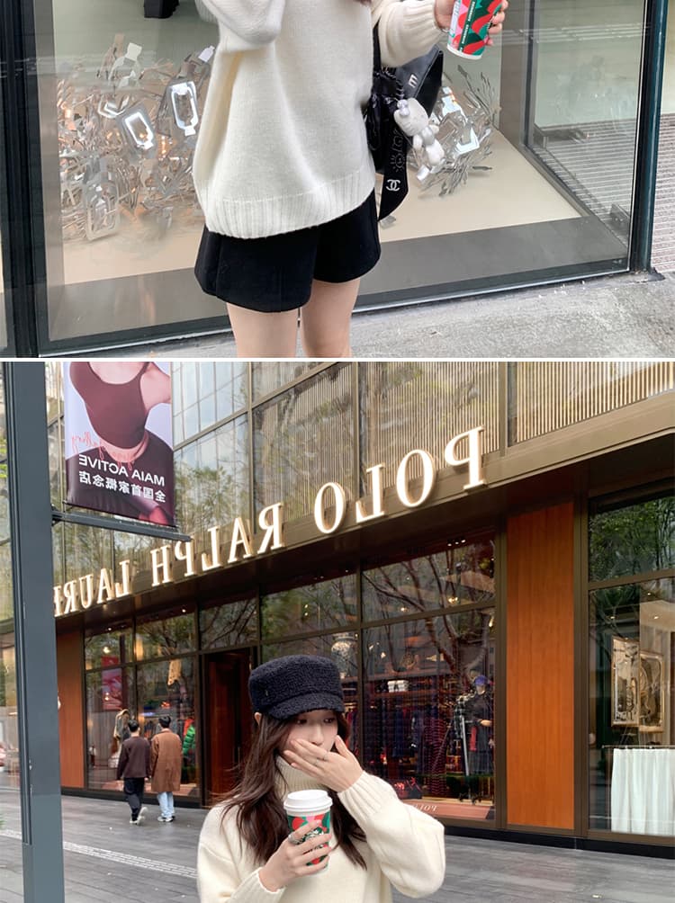 지금 임산부 가을 겨울 새로운 두꺼운 모직 스트레이트 없음 복부 지지 생산 전후 웨어러블 반바지 넓은 다리 한 마디 부츠 팬츠 상세 이미지 40