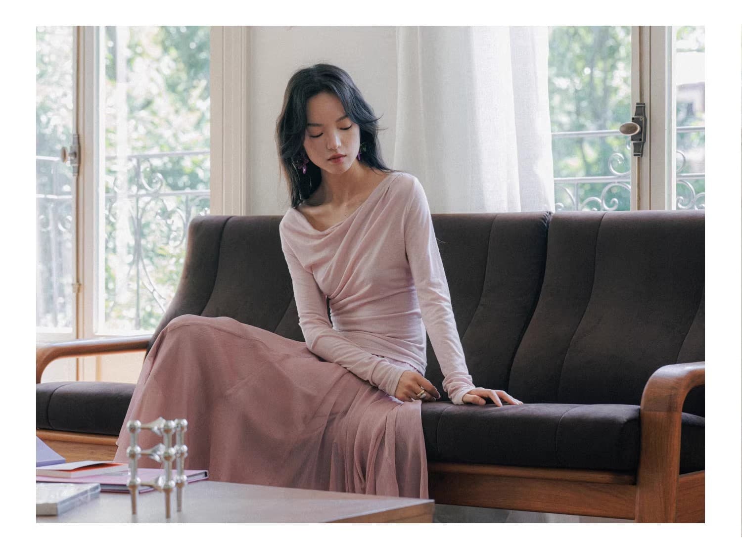 백조의 호수 라이 경기 서울 양모 디자인 센스 보트넥 만나는 니트 맨위 상세 이미지 5