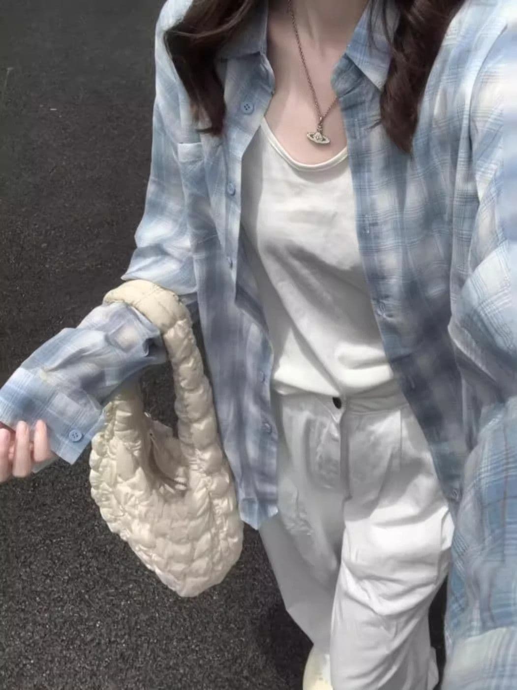 있음 선적 한 부서 순면 체크무늬 여성 셔츠 새로운 루즈핏 느긋한 바람 긴팔 셔츠 재킷 캐주얼 맨위