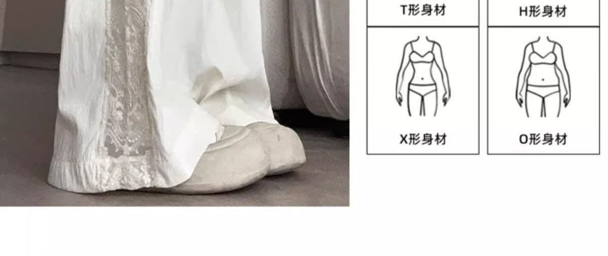 있음 선적 느긋한 센스 홀로우 아웃 야마모토 바지 가을 2026 새로운 작은 키 레이스 조각 우유 푸 와이드 레그 팬츠 상세 이미지 20