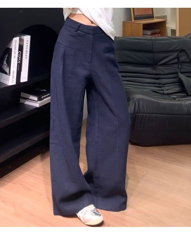 있음 선적 삼색 있음 마 안감 와이드 레깅스 바지 새로운 오래된 돈 바람 정장 캐주얼 바지 아이들 이미지 2