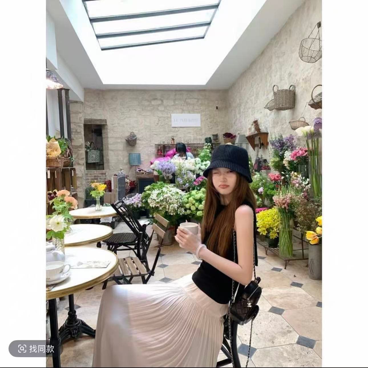 사쿠라 섬 사랑 우아함 양 털 레이스업 맨위 플리츠 펄럭 이는 치마 반 스커트