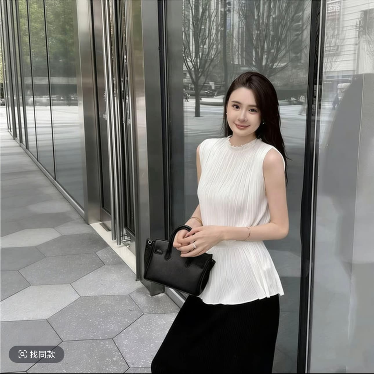 sg 구오 힘 힘 ss 라이 경기 서울 도루 센스 주름 슬림해 보이는 인어 꼬리 스커트 맨위 상세 이미지 1