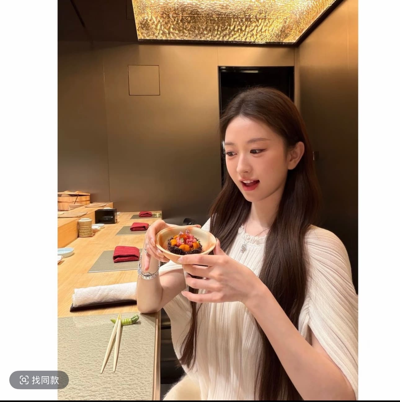 고기 마침 프랑스식 품격 디자인 센스 여름 주름 맨위 반 스커트 패션 세트 상세 이미지 4