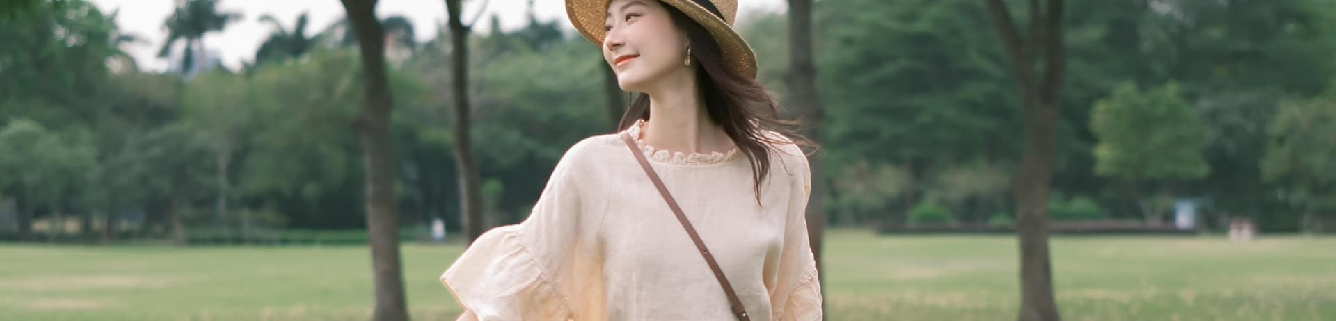 한 부서 느긋한 바람 착용 가져 가라. 여성 2026 여름 새로운 루즈핏 품격 다용도 맨위 하이웨이스트 배기 바지 투피스 세트 상세 이미지 43