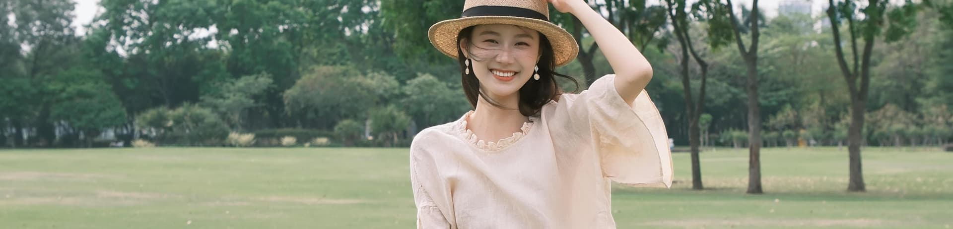 한 부서 느긋한 바람 착용 가져 가라. 여성 2026 여름 새로운 루즈핏 품격 다용도 맨위 하이웨이스트 배기 바지 투피스 세트 상세 이미지 49