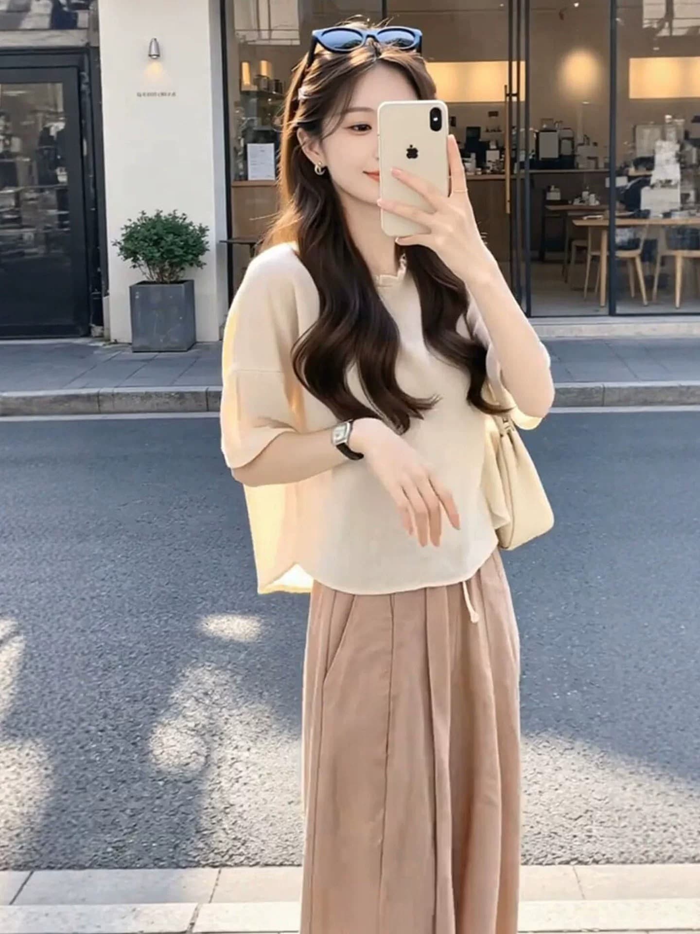 작은 샤넬 스타일 한 부서 착용 가져 가라. 전체 집합 패션 세트 2026 초여름 새로운 자이언트 잘 생긴 폭발 투피스 세트 여성 의류 상세 이미지 14