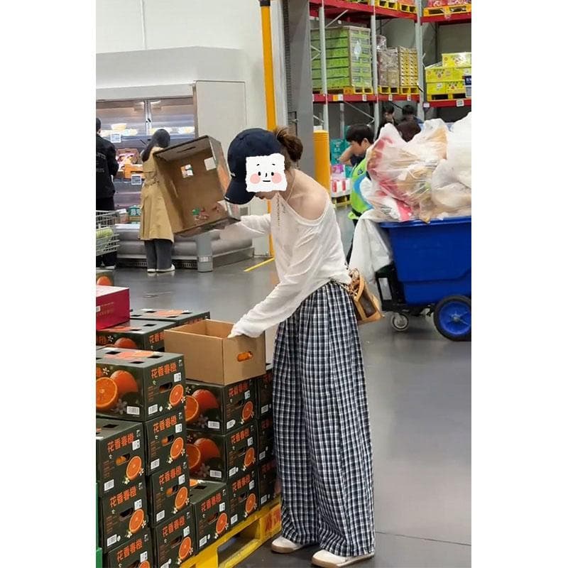 한 부서 미니멀리즘 바람 착용 가져 가라. 인기 전체 집합 다용도 슬림해 보이는 비스듬한 어깨 긴팔 태양 보호 셔츠 캐주얼 바지 투피스 세트 상세 이미지 6