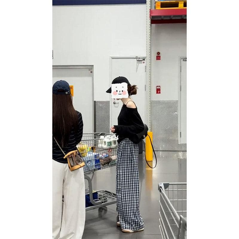 한 부서 미니멀리즘 바람 착용 가져 가라. 인기 전체 집합 다용도 슬림해 보이는 비스듬한 어깨 긴팔 태양 보호 셔츠 캐주얼 바지 투피스 세트 상세 이미지 8