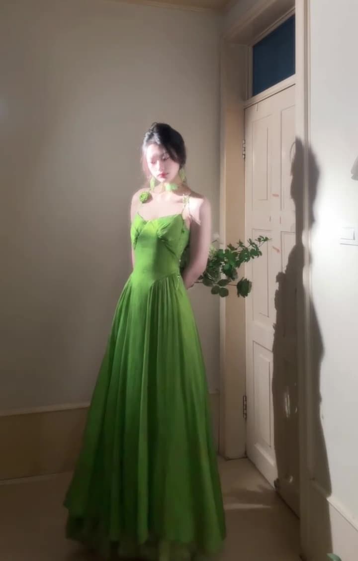 해변가 휴가 바람 분위기 센스 슬립 롱 스커트 대 백리스 수 있습니다. 조정 십자가 스트랩 대 치마 여성 드레스 상세 이미지 9