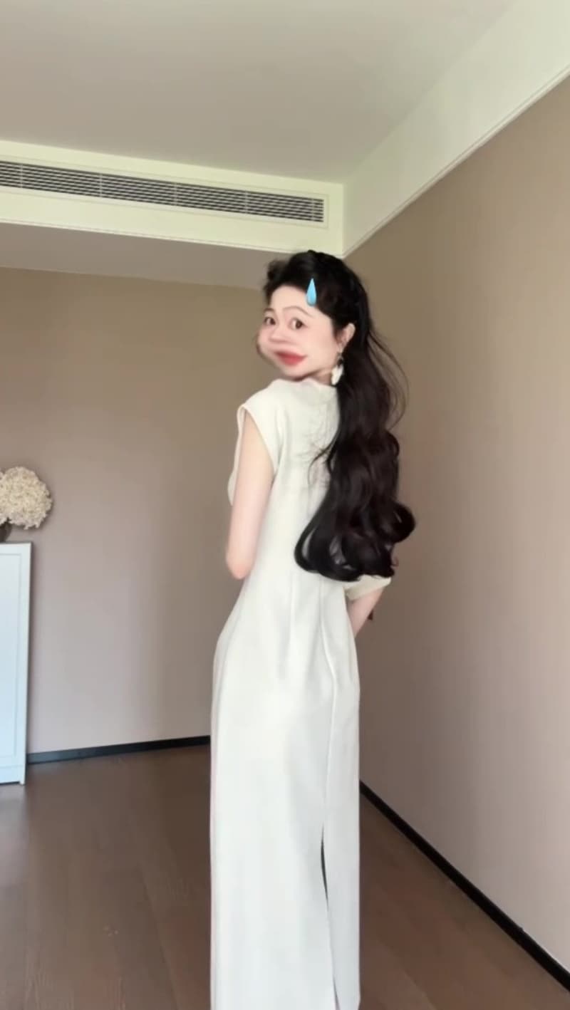 2026 여름 새로운 작은 대중 디자인 센스 디스플레이 몸 고급 절묘한 프랑스식 품격 여성 드레스 이미지 5