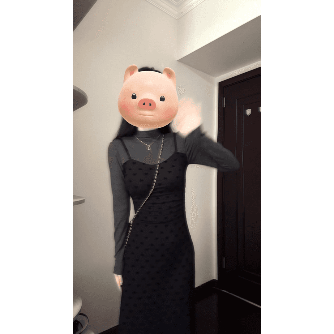 프랑스식 페이크 레이어드 반하이넥 니트 여성 드레스 이른 가을 2026 새로운 슬림해 보이는 품격 길다 치마 이미지 5