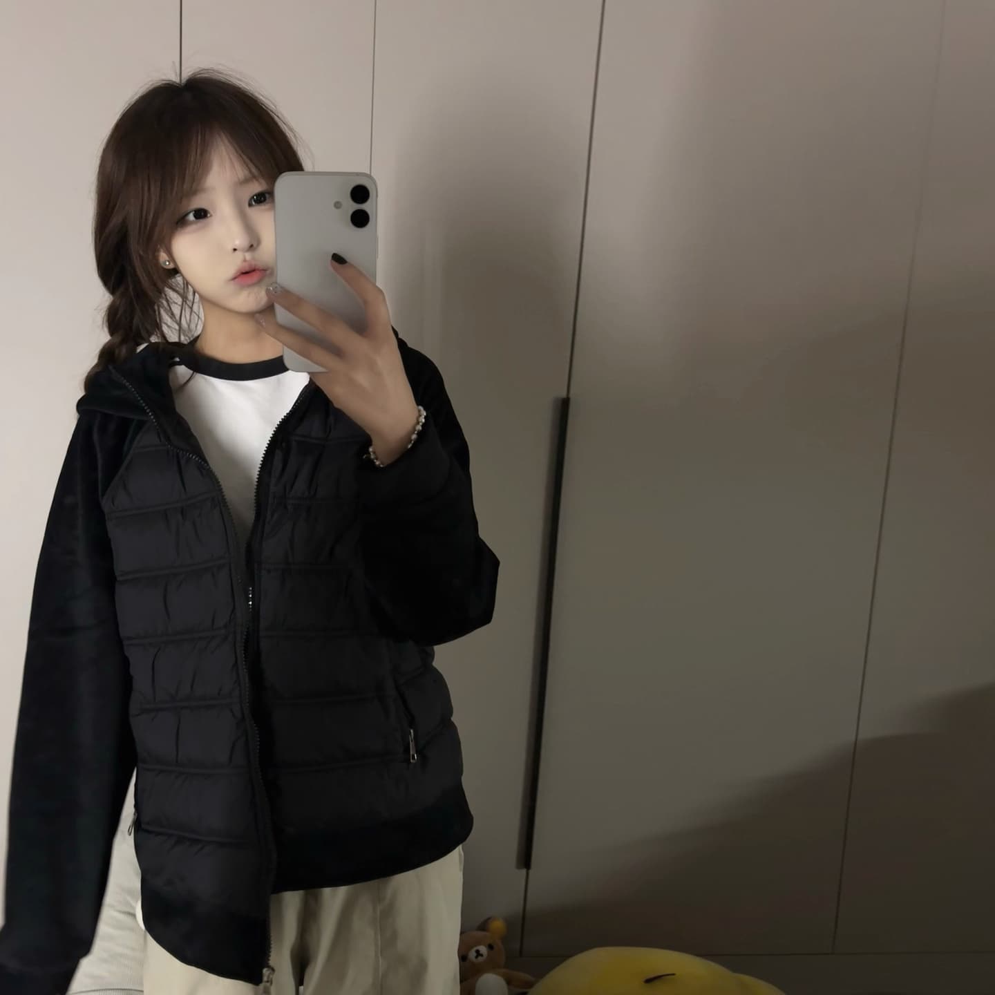 얇고 가벼운 갈비 살 다용도 다운 재킷 내피 여자 겨울 자이언트 잘 생긴 ~ 중 겨울 의류 여성 코트 면 의류 얇은 스타일 가을 겨울 이미지 5