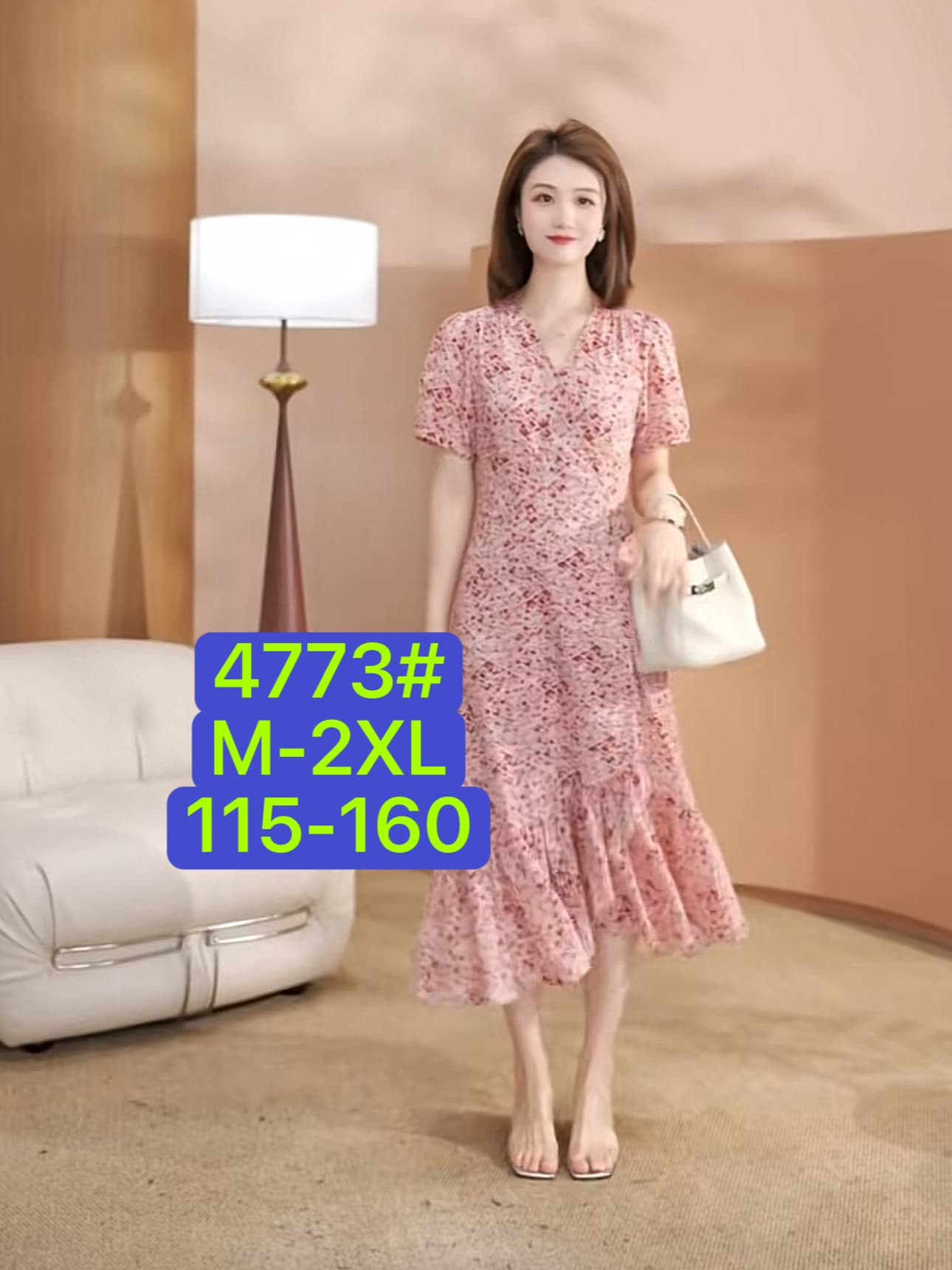 2026 여름 허리 수축 꽃무늬 여성 의류 드레스 슬림해 보이는 다용도 품격 패션 롱 코트 치마 이미지 2