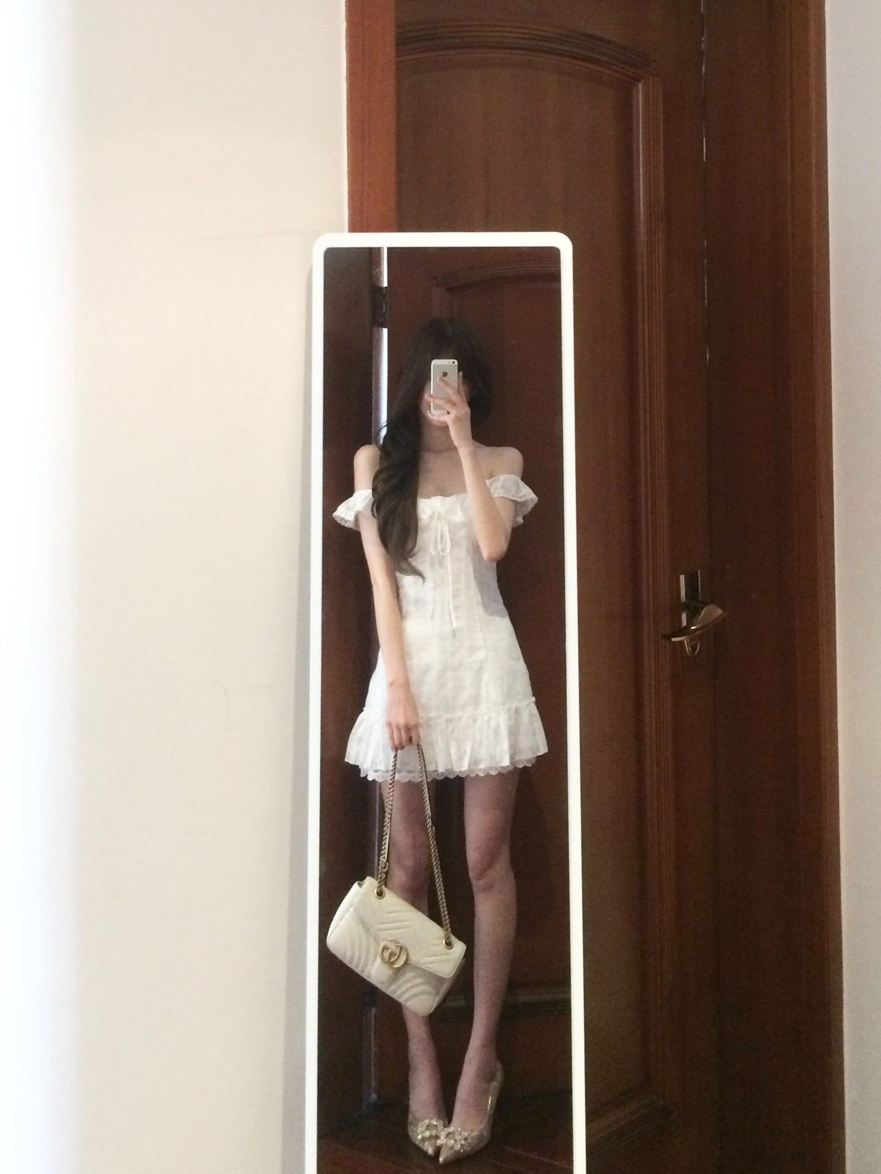 슈퍼 잘 생긴 드레스 여름 아름다운 첫사랑 샤오 바이 치마 여름 자이언트 잘 생긴 치마 순수한 꼬집기 허리 한 마디 미니 스커트