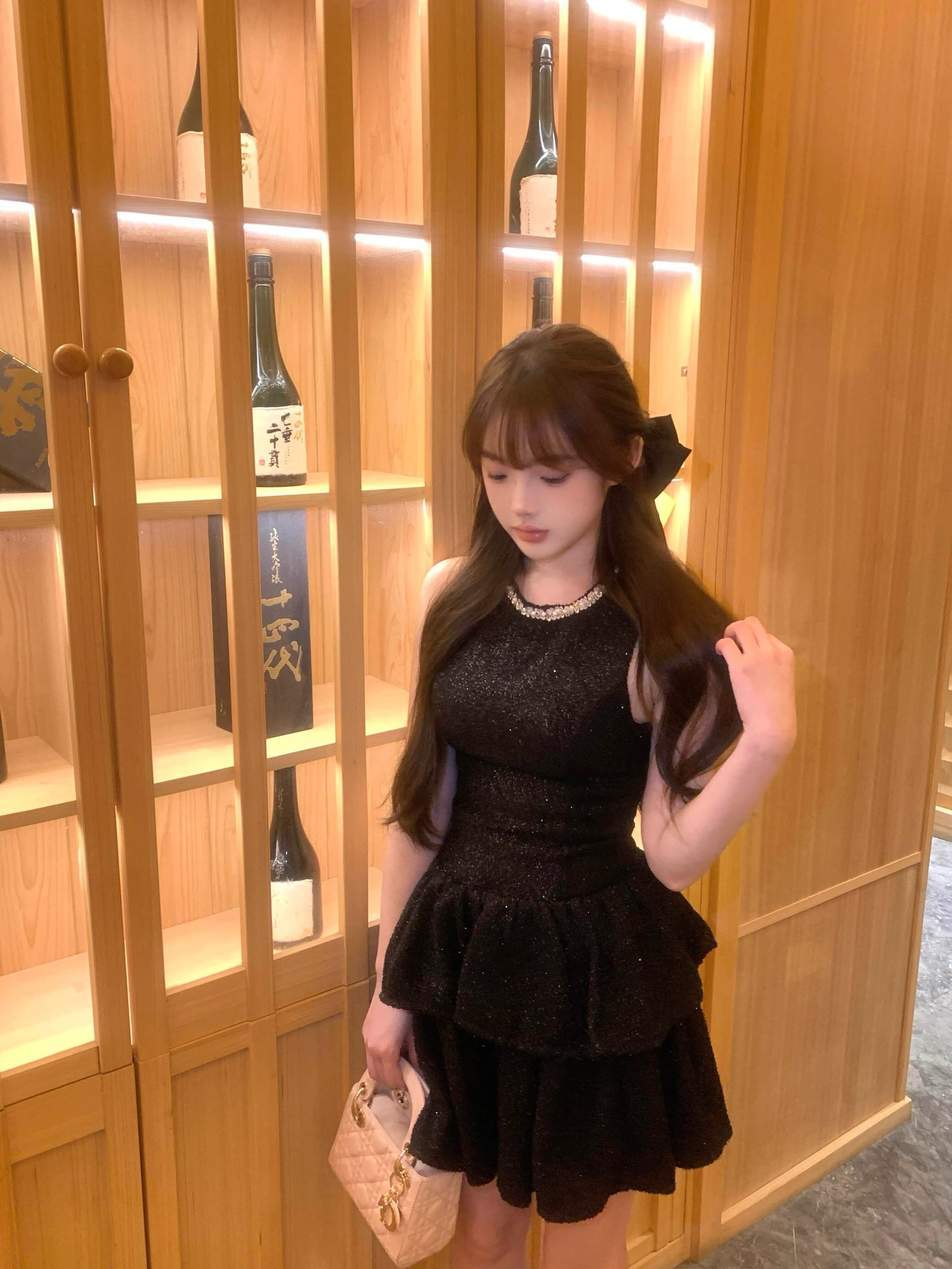 2026 슈퍼 잘 생긴 신제품 품격 허리 수축 슬림해 보이는 생일 케이크 드레스 프랑스식 작은 샤넬 스타일 디자인 요정 치마 여성 의류 이미지 2