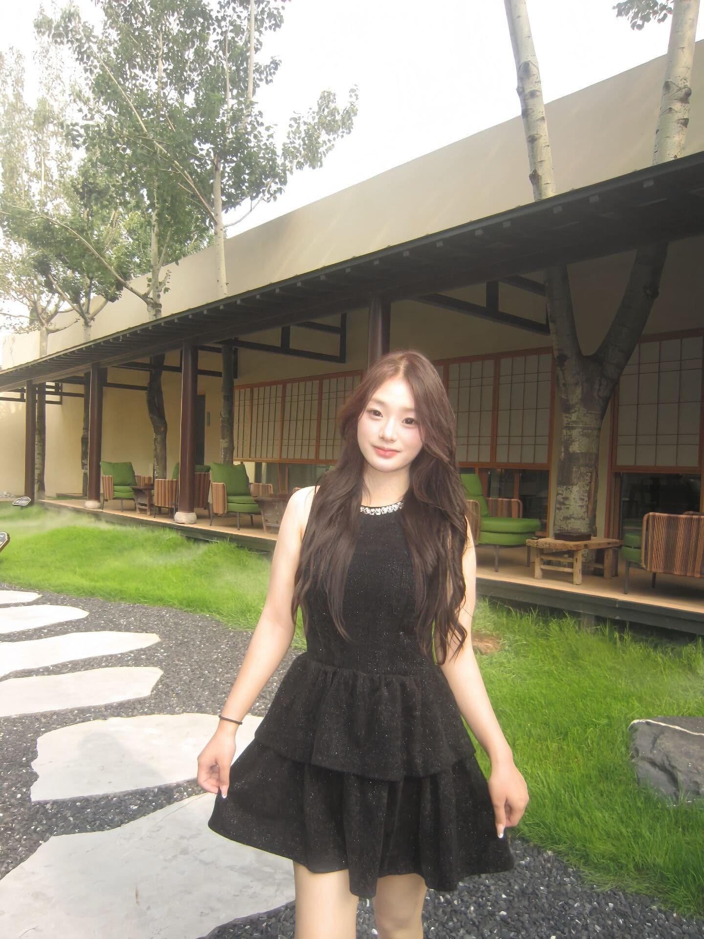 2026 새로운 제품 흐름 지불 품격 허리 수축 슬림해 보이는 생일 케이크 드레스 프랑스식 작은 샤넬 스타일 라운드 넥 요정 치마 여성 의류 상세 이미지 4