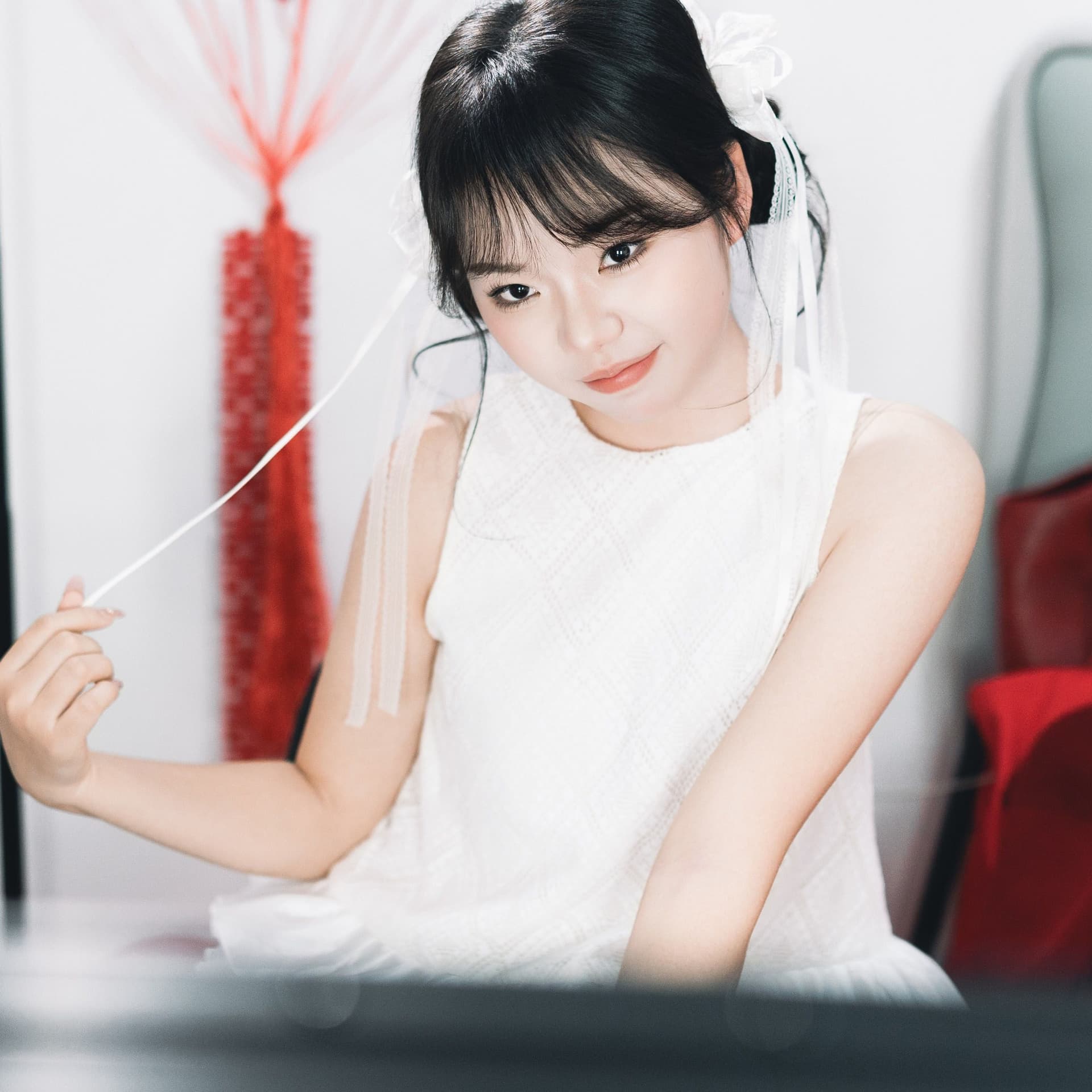 인기 신제품 아름다운 드레스 디자인 센스 작은 대중 프릴 조끼 미니 스커트 공주 케이크 드레스 생일 예복 이미지 5
