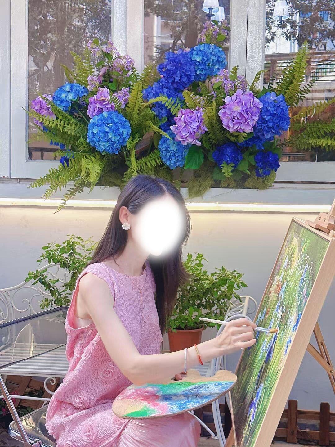 핑크색 슈퍼 잘 생긴 신제품 슬립 여성 드레스 여름 도파민 고급 센스 해변가 휴가 해변 조끼 롱 스커트 상세 이미지 5