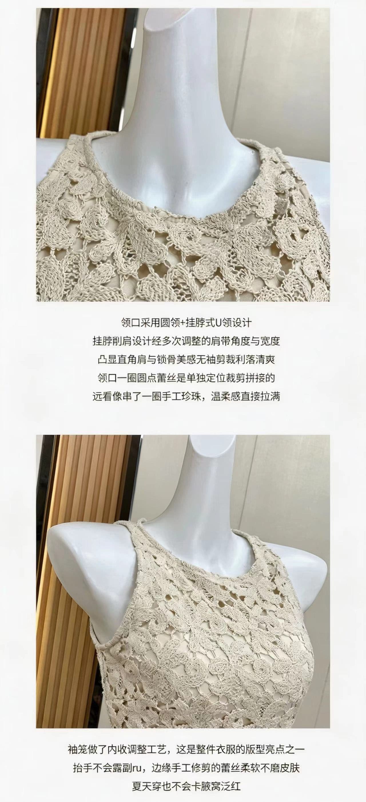 품격 여성 드레스 명문 여성 천 금빛 바람 생일 party 예복 무거운 작업 레이스 디자인 허리 수축 조끼 미니 스커트 상세 이미지 3