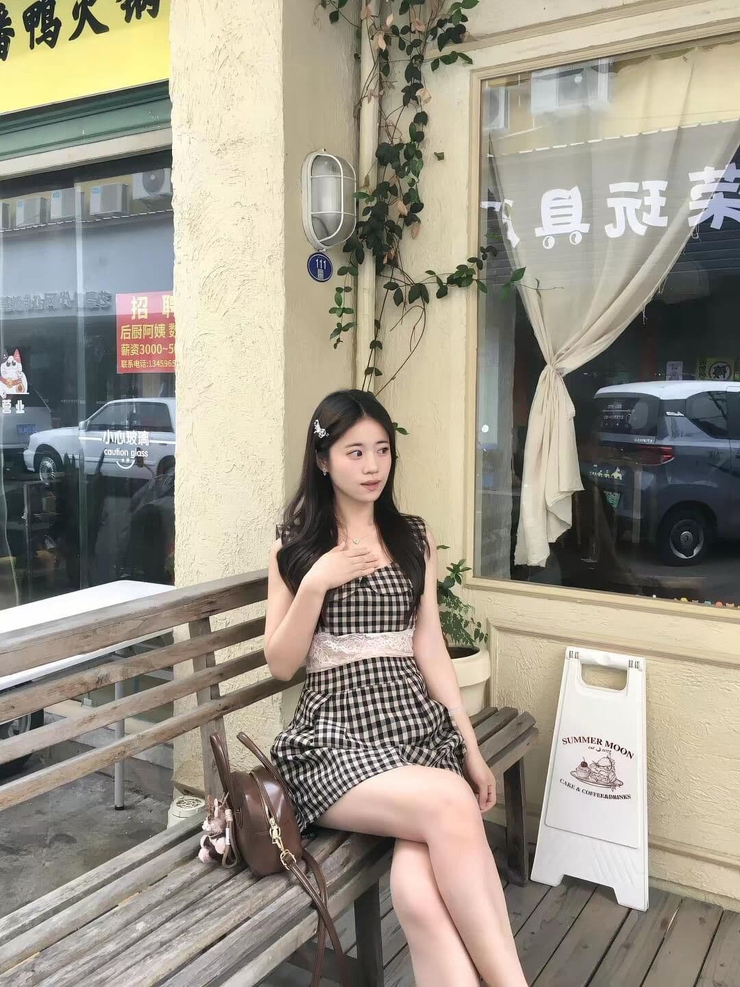 프랑스식 레트로 체크무늬 베이비 칼라 민소매 드레스 아이들 여름 작은 키 레이스 허리 수축 슬림해 보이는 조끼 미니 스커트 상세 이미지 5