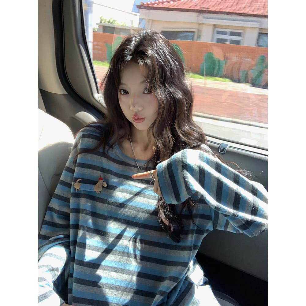 원본 품질 새로운 루즈핏 느긋한 인사이드 가져 가라. 기본 셔츠 외출용 맨위 티셔츠 이미지 3