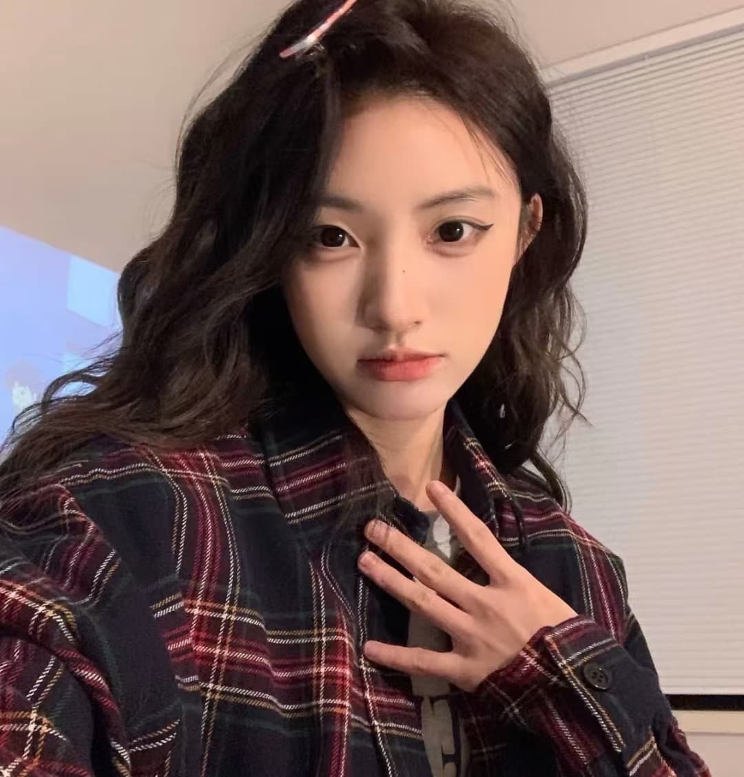 아메리칸 레트로 달콤한 차가운 체크무늬 긴팔 여성 셔츠 봄 가을 2026 새로운 디자인 센스 작은 대중 루즈핏 셔츠 재킷 상세 이미지 8