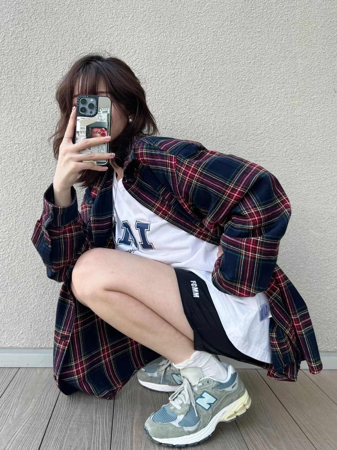아메리칸 레트로 달콤한 차가운 체크무늬 긴팔 여성 셔츠 봄 가을 2026 새로운 디자인 센스 작은 대중 루즈핏 셔츠 재킷 상세 이미지 15